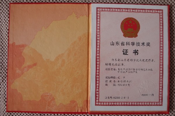 Shandong Science and Technology Award